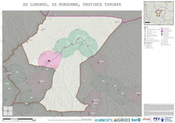 Microplanning: Lomongo, Mondombe, Boende, Tshuapa, COD (2025)