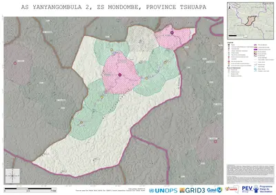 Microplanning: Yanyangombula-2, Mondombe, Boende, Tshuapa, COD (2025)
