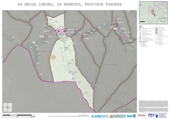 Microplanning: Nkole-Lokoro, Monkoto, Boende, Tshuapa, COD (2025)