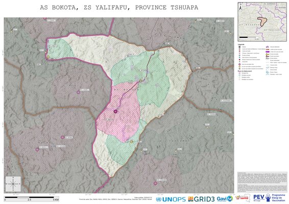 Microplanning: Bokota, Yalifafu, Boende, Tshuapa, COD (2025)