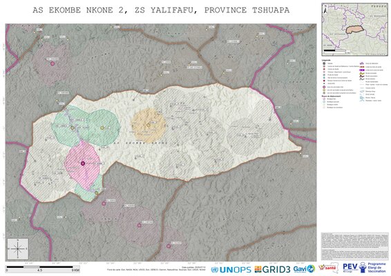 Microplanning: Ekombe-Nkone-2, Yalifafu, Boende, Tshuapa, COD (2025)